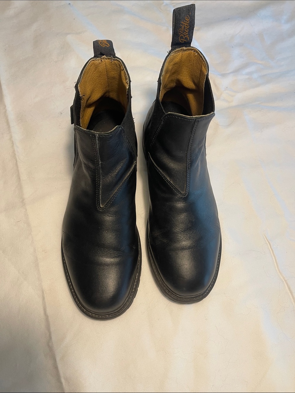 Paul Brodie black leather boot size 9